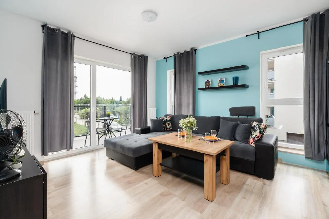 Modern Apartment With Balcony & Free Garage Poznan By Noclegi Renters location